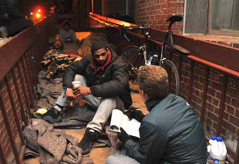 Linking homeless veterans to needed services.
