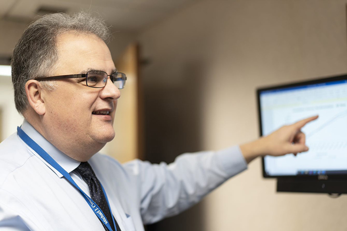 David Oslin, MD, discussing an important topic.